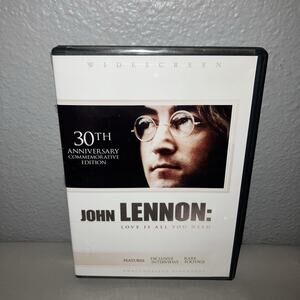 Dvd Used John Lennon Beatles Love Is All You Need Documentary 30th Anniversary